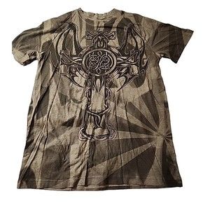 NEW RAW 7 "Celtic" Cross Men's SHIRT Small‎ NWT